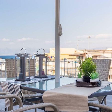Spacious Maisonette - Roof Top View Of Corfu Port Mantouki Exteriör bild