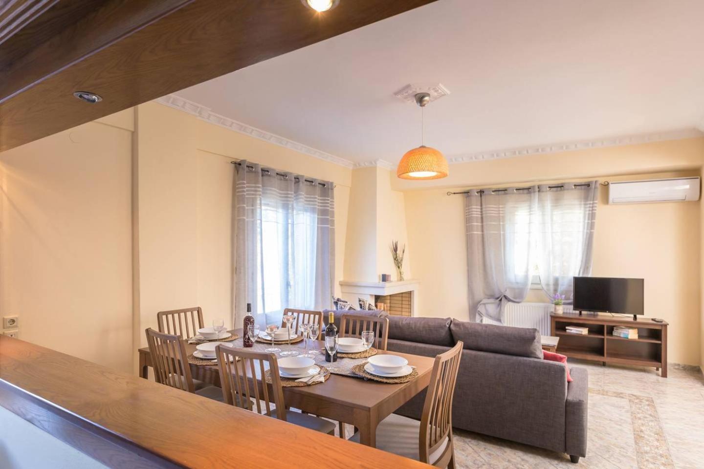 Spacious Maisonette - Roof Top View Of Corfu Port Mantouki Exteriör bild