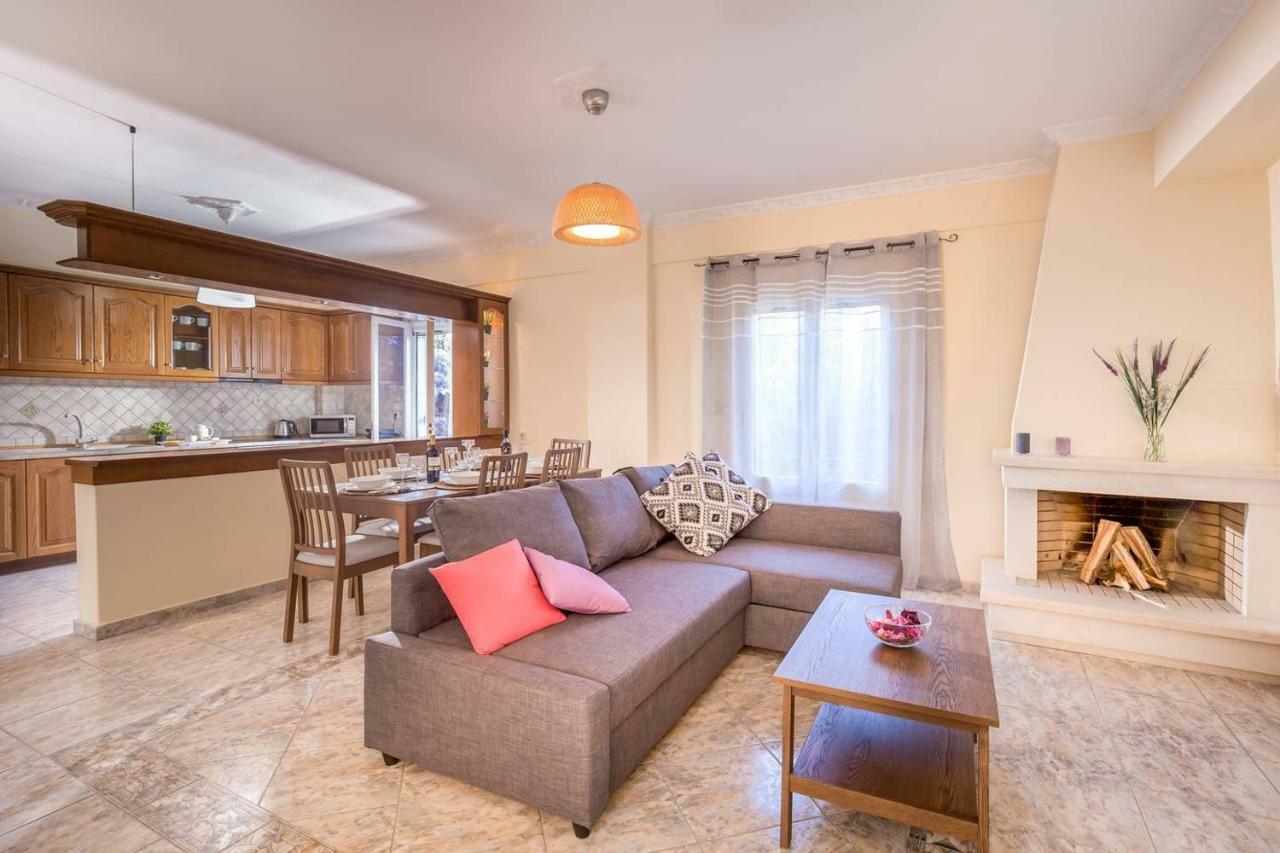 Spacious Maisonette - Roof Top View Of Corfu Port Mantouki Exteriör bild